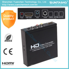 Conversor AV + HDMI para HDMI para Vídeo HD